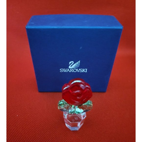 Swarowski Red Crystal Rose 866896 - Picture 5 of 12